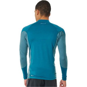 2024 Rip Curl Mnner Waves UPF Performance Langrmelige Lycra-Weste 141MRV - Deep Ocean